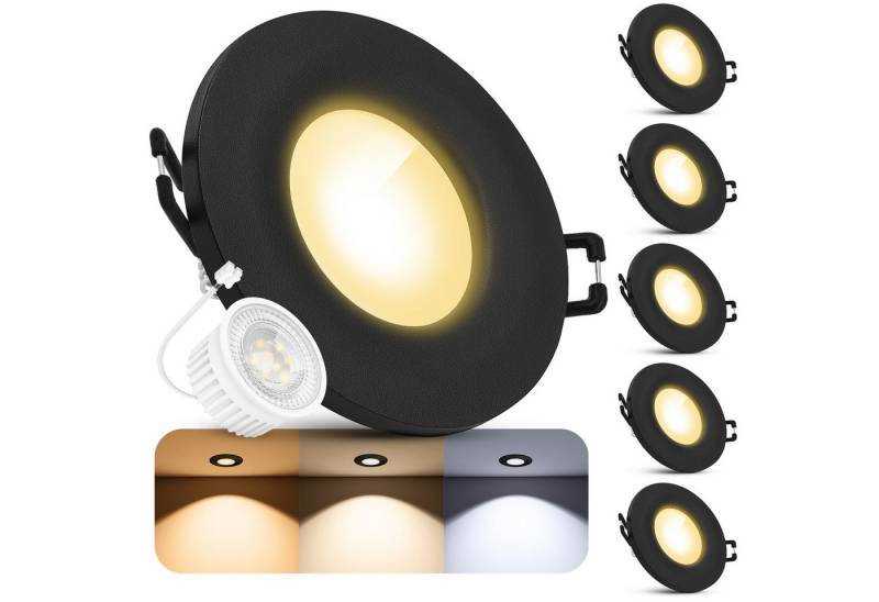 SSC-LUXon LED Außen-Deckenleuchte Einbaustrahler BEDA IP65 mit LumiFLEX LED Leuchtmittel 6W dimmbar Spot, Warmweiß bis Tageslicht SSC-LUXon LED Außen-Deckenleuchte Einbaustrahler BEDA IP65 mit LumiFLEX LED Leuchtmittel 6W dimmbar Spot, Warmweiß bis Tageslicht von SSC-LUXon