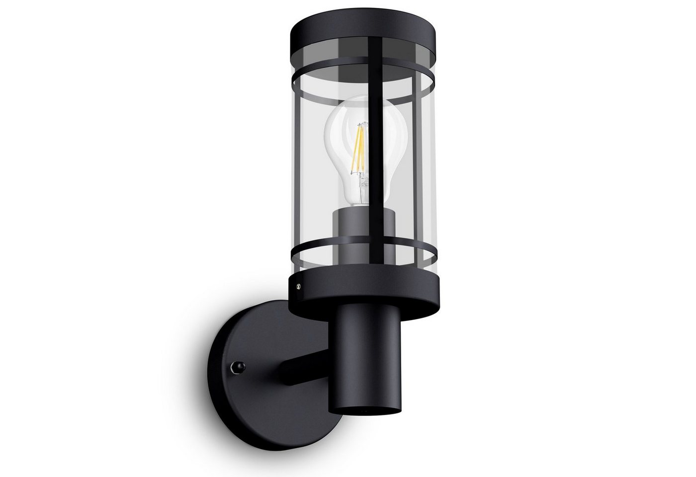 SSC-LUXon LED Außen-Wandleuchte Aussen Wandlaterne Wandleuchte MIENTO IP44 schwarz mit LEDVANCE LED, Warmweiß SSC-LUXon LED Außen-Wandleuchte Aussen Wandlaterne Wandleuchte MIENTO IP44 schwarz mit LEDVANCE LED, Warmweiß von SSC-LUXon