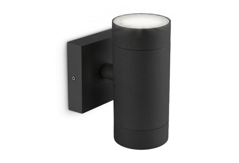 SSC-LUXon LED Außen-Wandleuchte ESMO Aussenwandleuchte Up & Down IP54 2x fourSTEP Dim LED GU10 5W, Neutralweiß von SSC-LUXon