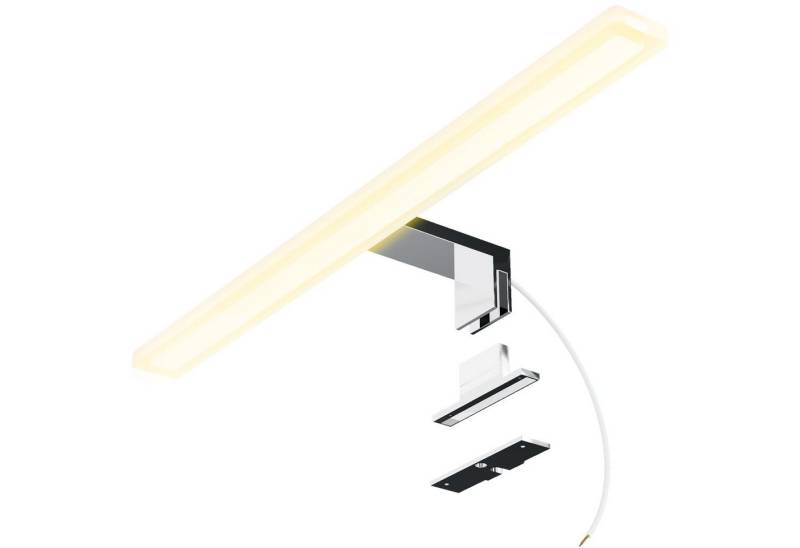 SSC-LUXon LED Bilderleuchte LINA 3-in-1 Bad Spiegelleuchte 50cm warmweiss LED 11W IP44 chrom, Warmweiß von SSC-LUXon