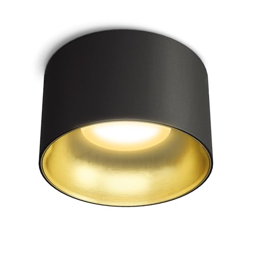 SSC-LUXon LED Einbau Deckenspot BAHIO Design Strahler inkl. LED Lampe warmweiß 4W - Downlight 230V dimmbar Gold schwarz flach SSC-LUXon LED Einbau Deckenspot BAHIO Design Strahler inkl. LED Lampe warmweiß 4W - Downlight 230V dimmbar Gold schwarz flach von SSC-LUXon