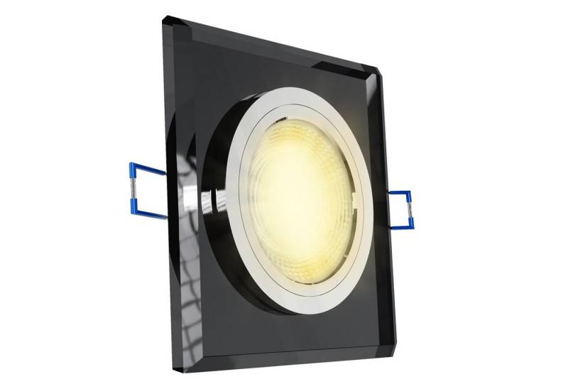 SSC-LUXon LED Einbaustrahler LED Spot Einbauleuchte Glas mit 3W GU10 LED warmweiß Einbaustrahler, Warmweiß SSC-LUXon LED Einbaustrahler LED Spot Einbauleuchte Glas mit 3W GU10 LED warmweiß Einbaustrahler, Warmweiß von SSC-LUXon