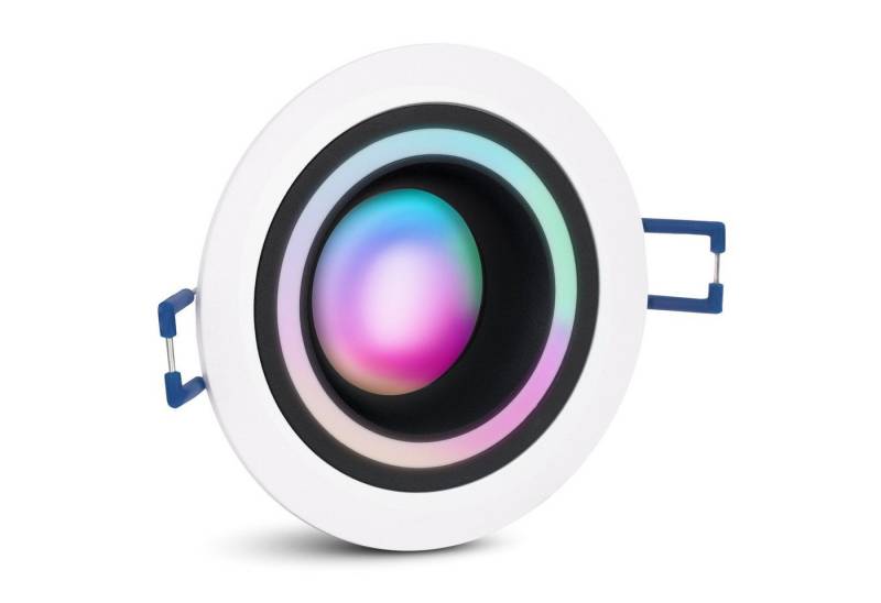 SSC-LUXon LED Einbaustrahler Matapo Design Einbauspot schwarz weiss mit Smart Home GU10 RGBW LED, RGB & Weißtöne SSC-LUXon LED Einbaustrahler Matapo Design Einbauspot schwarz weiss mit Smart Home GU10 RGBW LED, RGB & Weißtöne von SSC-LUXon
