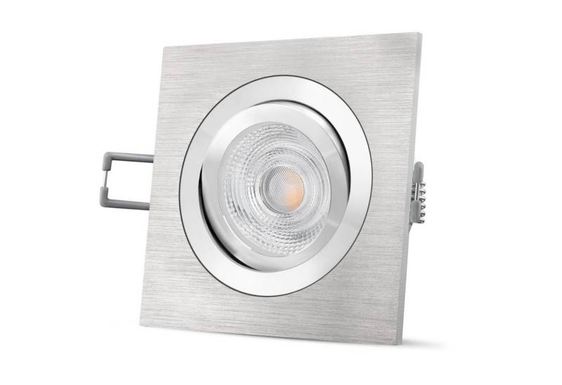 SSC-LUXon LED Einbaustrahler QF-2 quadratische LED Einbauleuchte Alu gebuerstet schwenkbar, Warmweiß SSC-LUXon LED Einbaustrahler QF-2 quadratische LED Einbauleuchte Alu gebuerstet schwenkbar, Warmweiß von SSC-LUXon