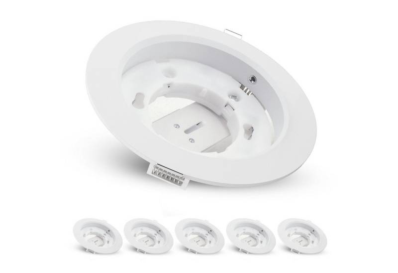 SSC-LUXon LED Einbaustrahler RX-3 flacher Einbaustrahler rund weiß mit GX53 Fassung 230V von SSC-LUXon