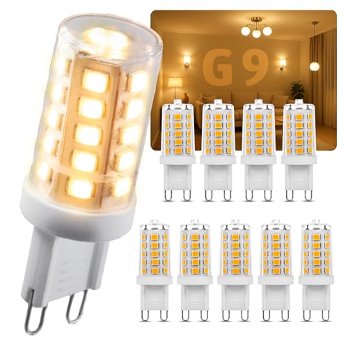 SSC-LUXon LED G9 Leuchtmittel 10er Set - 3W warmweiß 2700K 230V - Lampe mit G9 Fassung - Ersatz für Halogen Stiftsockel Lampen SSC-LUXon LED G9 Leuchtmittel 10er Set - 3W warmweiß 2700K 230V - Lampe mit G9 Fassung - Ersatz für Halogen Stiftsockel Lampen von SSC-LUXon