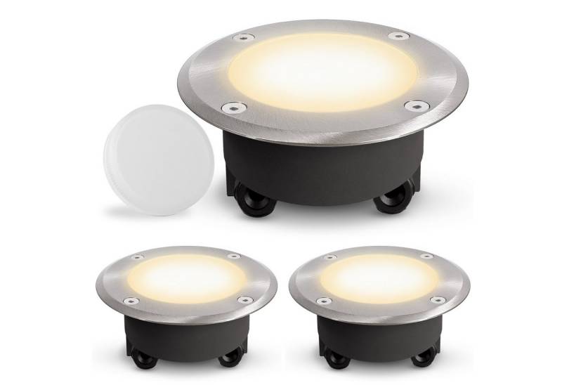 SSC-LUXon LED Gartenstrahler LED Bodenstrahler mit zwei Gläser VISKOS dimmbar IP67 LED 6W warmweiss, Warmweiß SSC-LUXon LED Gartenstrahler LED Bodenstrahler mit zwei Gläser VISKOS dimmbar IP67 LED 6W warmweiss, Warmweiß von SSC-LUXon