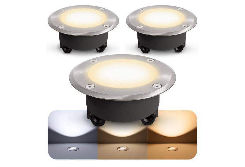 SSC-LUXon LED Gartenstrahler Bodenstrahler VISKOS mit LED 3W warmweiss Leuchte klar & milchig Glas, Warmweiß bis Tageslicht SSC-LUXon LED Gartenstrahler Bodenstrahler VISKOS mit LED 3W warmweiss Leuchte klar & milchig Glas, Warmweiß bis Tageslicht von SSC-LUXon