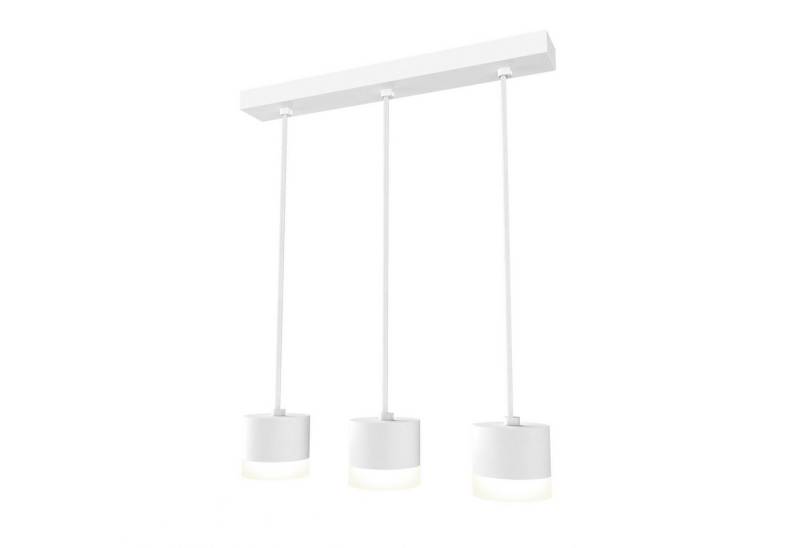 SSC-LUXon LED-Hängeleuchte VORA Pendelleuchte 3flammig weiß mit GX53 LED 3W neutralweiß, Neutralweiß von SSC-LUXon