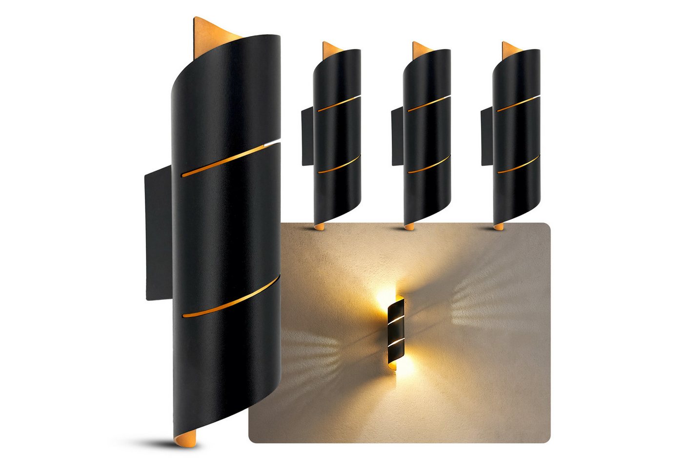 SSC-LUXon LED Wandleuchte VYRA LINE Wandleuchte Innen schwarz Wandlicht inkl. G9 LED 3W warmweiß, Warmweiß SSC-LUXon LED Wandleuchte VYRA LINE Wandleuchte Innen schwarz Wandlicht inkl. G9 LED 3W warmweiß, Warmweiß von SSC-LUXon