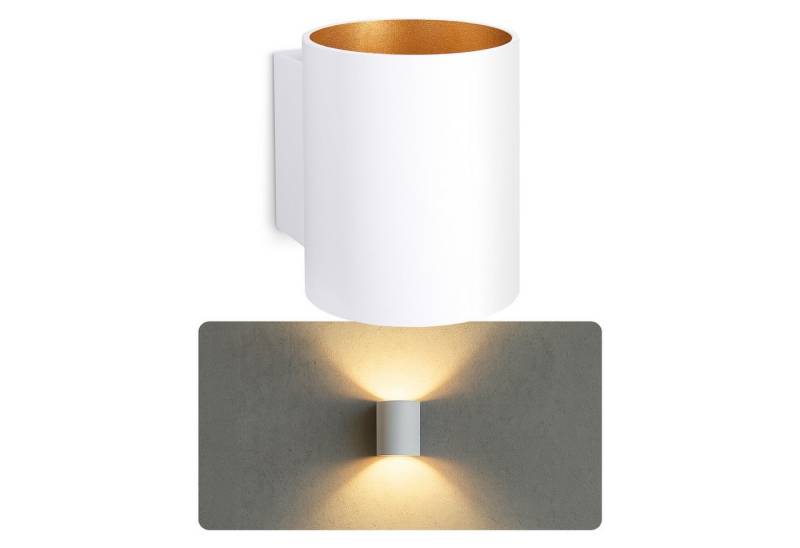 SSC-LUXon LED Wandleuchte Wandlampe TUANI Wandstrahler weiß mit LED G9 Lampe dimmbar 3W warmweiß, Warmweiß SSC-LUXon LED Wandleuchte Wandlampe TUANI Wandstrahler weiß mit LED G9 Lampe dimmbar 3W warmweiß, Warmweiß von SSC-LUXon