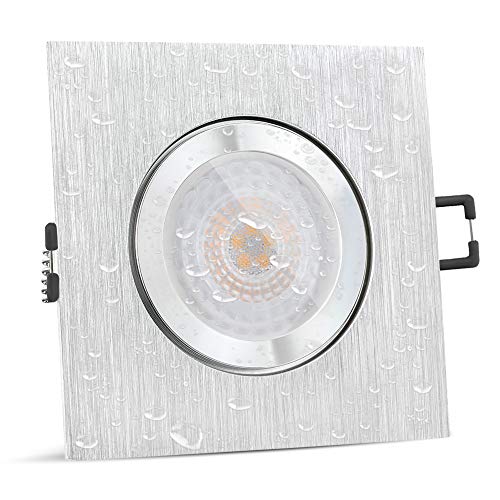 SSC-LUXon QW-2 flacher LED Badeinbaustrahler IP44 mit fourSTEP Modul Dimmbar ohne Dimmer - Spot eckig gebürstet 4W neutralweiß SSC-LUXon QW-2 flacher LED Badeinbaustrahler IP44 mit fourSTEP Modul Dimmbar ohne Dimmer - Spot eckig gebürstet 4W neutralweiß von SSC-LUXon
