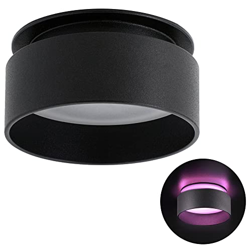 SSC-LUXon Sudara Design Deckenstrahler mit indirektem Licht inkl. WLAN Smart RGB CCT LED Lampe - Spot kompatibel mit Alexa, Siri & Google von SSC-LUXon