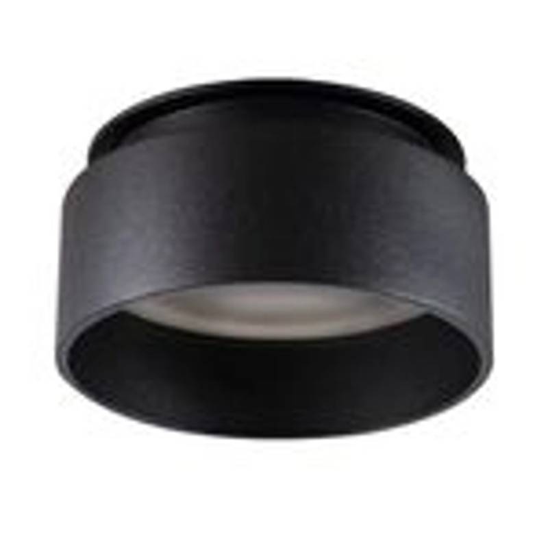 SSC-LUXon Sudara LED Deckenstrahler Schwarz Rund mit Indirektem Licht inkl. LED 4W Warmweiß 230V von SSC-LUXon
