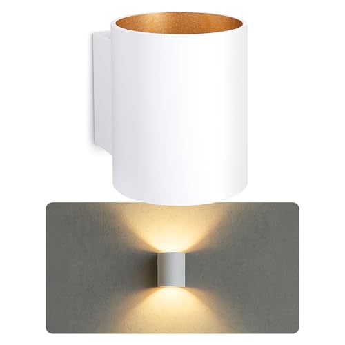 SSC-LUXon TUANI Wandlampe Innen weiß gold - moderne Wandbeleuchtung Up Down im Retro Design inkl. 1x G9 LED Lampe warmweiß 3W SSC-LUXon TUANI Wandlampe Innen weiß gold - moderne Wandbeleuchtung Up Down im Retro Design inkl. 1x G9 LED Lampe warmweiß 3W von SSC-LUXon