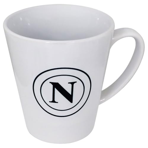 SSC NAPOLI Keramiktasse in konischer Form mit doppelseitigem Logo, innen weiß SSC NAPOLI Keramiktasse in konischer Form mit doppelseitigem Logo, innen weiß von SSC NAPOLI