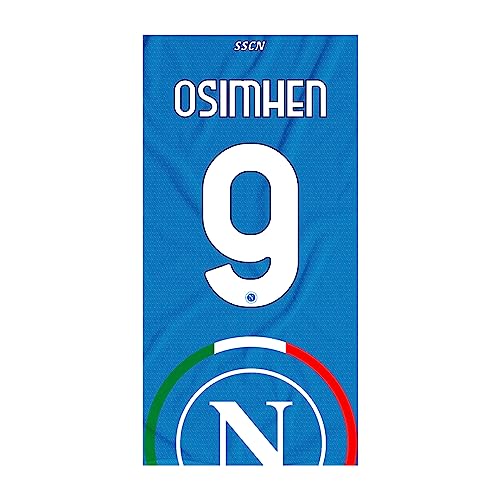 SSC NAPOLI Strandtuch Osimhen Unisex Erwachsene, Hellblau SSC NAPOLI Strandtuch Osimhen Unisex Erwachsene, Hellblau von SSC NAPOLI