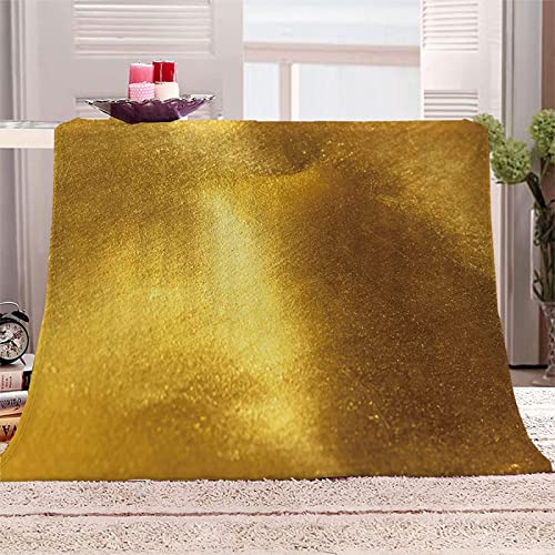 Kuscheldecke Flauschige 230x270, 3D Goldene Pailletten Mikrofaser Sanft Flanell Weich Decke Fleecedecke Sofaüberwurf Tagesdecke kinderdecke für Bett/Sofa von SSCDDC