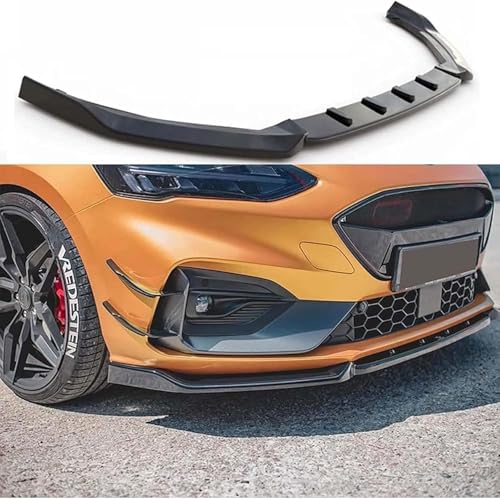 Frontstoßstange Lippe Splitter Diffusor für Ford Focus mk4 ST 2019 2020 2021,ABS Hochglänzend Schutz vor Aufprall Frontlippe Spoiler,Auto Vorderseite Body Kit von SSCOR