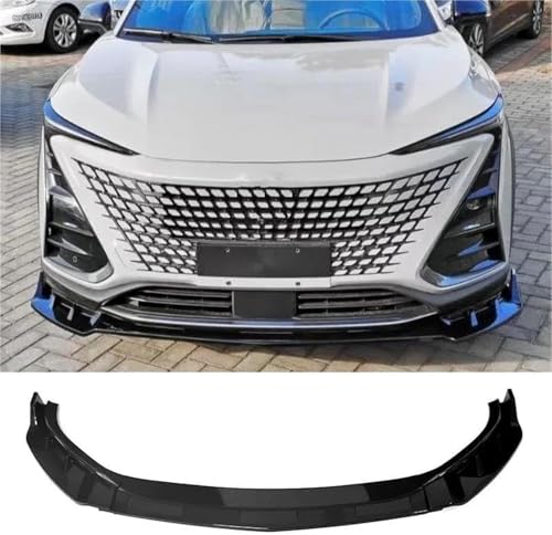 Frontstoßstange Lippe Splitter Diffusor für Uni T 2020 2021 2022,ABS Hochglänzend Schutz vor Aufprall Frontlippe Spoiler,Auto Vorderseite Body Kit von SSCOR