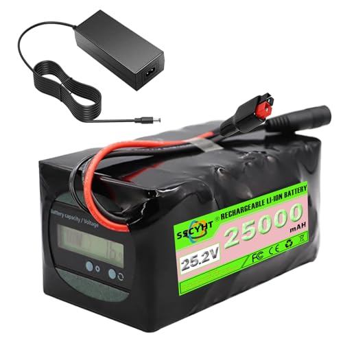 SSCYHT 25,2 Volt Lithiumbatterie 20 Ah 25 Ah Ersatzbatterie 25,2 V Elektrorollerbatterien mit Ladegerät für 200 W – 630 W Motorkit,25.2v25ah Anderson SSCYHT 25,2 Volt Lithiumbatterie 20 Ah 25 Ah Ersatzbatterie 25,2 V Elektrorollerbatterien mit Ladegerät für 200 W – 630 W Motorkit,25.2v25ah Anderson von SSCYHT