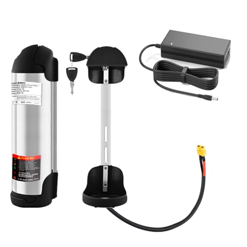 SSCYHT E-Bike-Akku 48 V 14 Ah 12,8 Ah Lithium-Akku 36 V 13 Ah 16 Ah 17,5 Ah Elektrofahrrad-Akkus 24 V für 250 W – 700 W Motor-Kit mit Ladegerät und 4-poligem Anschluss,48v12.8ah xt60 von SSCYHT