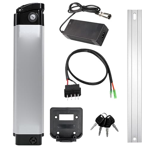 SSCYHT Elektrofahrradakku 36 V 13 Ah 8,5 Ah 15 Ah Lithiumbatterie 36 V Ebike-Akkus Ersatzakkus für 250 W - 550 W Motoren mit Ladegerät und 4-poligem Anschluss,36v15ah Bullet SSCYHT Elektrofahrradakku 36 V 13 Ah 8,5 Ah 15 Ah Lithiumbatterie 36 V Ebike-Akkus Ersatzakkus für 250 W - 550 W Motoren mit Ladegerät und 4-poligem Anschluss,36v15ah Bullet von SSCYHT