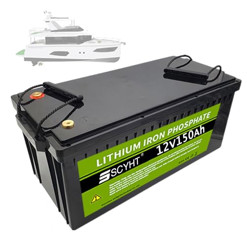 SSCYHT LiFePO4-Batterie 12 V 200 Ah 300 Ah 150 Ah Lithiumbatterien 12 V wiederaufladbarer Akkupack Eingebautes 100 A BMS für Trolling-Motor, Wohnmobil, Solar, Notstromversorgung,12v150ah SSCYHT LiFePO4-Batterie 12 V 200 Ah 300 Ah 150 Ah Lithiumbatterien 12 V wiederaufladbarer Akkupack Eingebautes 100 A BMS für Trolling-Motor, Wohnmobil, Solar, Notstromversorgung,12v150ah von SSCYHT