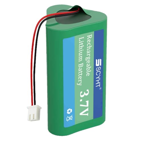 SSCYHT Lithium-Ionen-Akku 3,7 V, 6000 mAh, 6900 mAh Wiederaufladbarer Akku 3,7 V Lithium-Akkus mit XH PH-Anschluss für Bluetooth-Lautsprecher, Ventilator,3.7v6000mah xh 1pack von SSCYHT