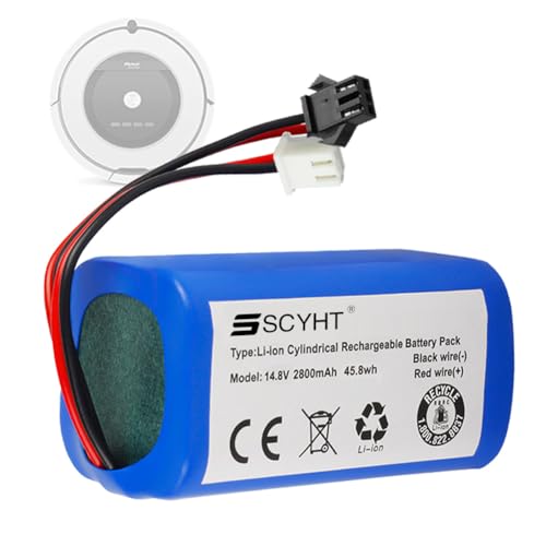 SSCYHT Lithiumbatterie 14,8 V Li-Ionen-Akku 2800 mAh Ersatzbatterien 14,4 V Staubsaugerbatterien mit Doppelstecker für Max 45 W Motorkit,14.8v2800mah sm 3p+xh 2p SSCYHT Lithiumbatterie 14,8 V Li-Ionen-Akku 2800 mAh Ersatzbatterien 14,4 V Staubsaugerbatterien mit Doppelstecker für Max 45 W Motorkit,14.8v2800mah sm 3p+xh 2p von SSCYHT