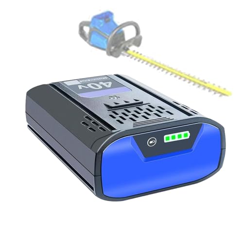 SSCYHT Lithiumbatterie 40 V 6 Ah 3 Ah 5 Ah 4 Ah Akku für Elektrowerkzeuge 40 V Ersatzbatterien für Rasenmäher für 150 W – 240 W Motoren mit Anzeige KB640-03 KB240-06,40v6ah 1pack von SSCYHT