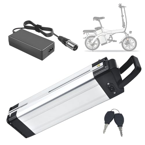 SSCYHT Lithiumbatterie 48 V 20 Ah 18 Ah 15 Ah Ersatzbatterie 36 V 8 Ah 13 Ah Li-Ionen-Batterien 24 V 10 Ah Wiederaufladbare Batterien für 150 W – 1000 W Motoren mit Griff,36v15ah 390mm von SSCYHT