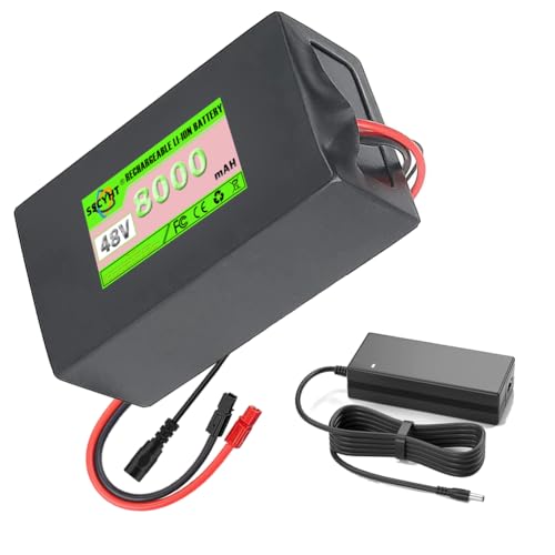 SSCYHT Lithiumbatterie 48 V 20 Ah 5 Ah 8 Ah 12 Ah 15 Ah 25 Ah 30 Ah 10 Ah Ersatzbatterie 48 V Elektrorollerbatterien mit Ladegerät für 200 W – 1500 W Motoren,48v8ah Anderson SSCYHT Lithiumbatterie 48 V 20 Ah 5 Ah 8 Ah 12 Ah 15 Ah 25 Ah 30 Ah 10 Ah Ersatzbatterie 48 V Elektrorollerbatterien mit Ladegerät für 200 W – 1500 W Motoren,48v8ah Anderson von SSCYHT