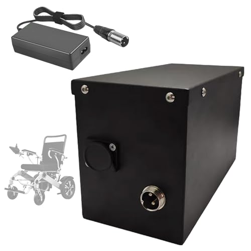 SSCYHT Wiederaufladbarer Akku 24 V 8 Ah 16 Ah 24 Ah 30 Ah 60 Ah 13 Ah Lithiumbatterie 24 V Elektrorollstuhlbatterien für 50 W – 1500 W Motorkit mit Ladegerät und GX20-Anschluss,24v50ah SSCYHT Wiederaufladbarer Akku 24 V 8 Ah 16 Ah 24 Ah 30 Ah 60 Ah 13 Ah Lithiumbatterie 24 V Elektrorollstuhlbatterien für 50 W – 1500 W Motorkit mit Ladegerät und GX20-Anschluss,24v50ah von SSCYHT