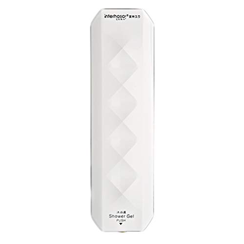 SSDD Seife Flüssigkeit Box Hotel Hotel Seifenspender manuelles Pressen Wand-Duschgel Shampoo-Box (Color : White, Size : 6.7 * 7.5 * 24cm) von SSDD