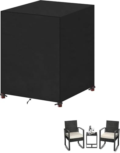 Abdeckung for Gartenmöbel-Set, 420D Oxford-Stoff, strapazierfähiger Stoff, schützt Ihren Balkon-Esstisch(325*208*58cm) von SSDDLZEQ