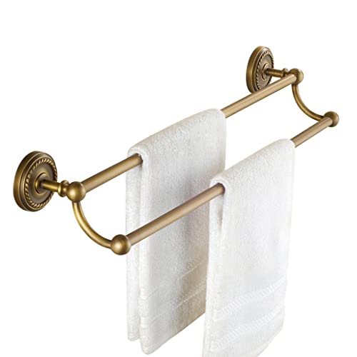 Handtuch Rack Single Rod Antike Badezimmer Handtuchstange Alle Kupfer Hängende Range Bad Hardware Rack Badezimmer Kleiderbügel(50cm) von SSDDLZEQ