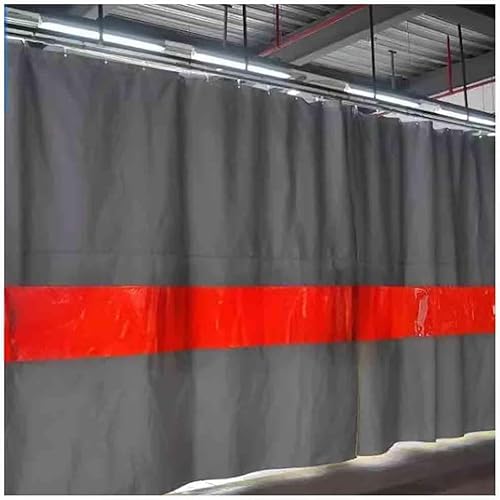 Industrielle Schweißtürvorhänge mit Sichtfenstern for Werkstätten, Industrie- und Vertragsstandorte(10X3 M/32.8x9.8 ft) von SSDDLZEQ