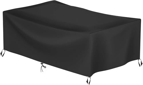 Rechteckige Gartentischabdeckung aus 420D Oxford-Polyesterfaser, 210 x 110 x 70 cm Rechteckige Gartentischabdeckung aus 420D Oxford-Polyesterfaser, 210 x 110 x 70 cm von SSDDLZEQ