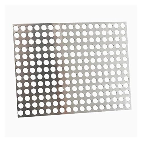SSDDLZEQ Anti-Diebstahl-Netzplatte, Metallgitter-Blech, Balustraden-Einfüllplatten, Lochdurchmesser 8 mm, dekorative Siebgitterplatte (30 x 50 cm) von SSDDLZEQ