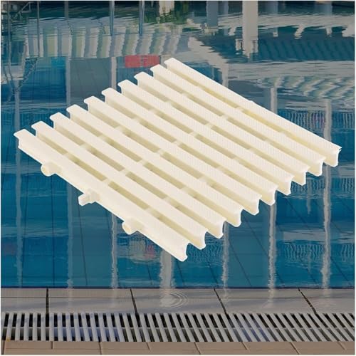 SSDDLZEQ Außenentwässerungsabdeckung Schwimmbadentwässerungs-Überlaufgitter Rechteckiges Entwässerungsgitter Geeignet for Schwimmbadränder(Width20cm-10PCS) von SSDDLZEQ