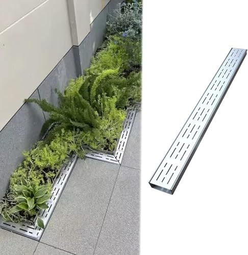 SSDDLZEQ Außengully-Entwässerungssysteme Robuste Terrassenrinnen, Linear-Entwässerungsfilter(3.5x3cm) von SSDDLZEQ