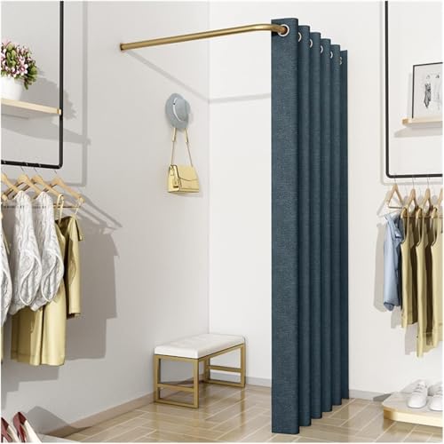 SSDDLZEQ Einfache tragbare Umkleidekabine mit beweglicher Umkleidekabine inklusive Sonnenschutz, Gardinenstange und Haken (A,120 x 120 cm) von SSDDLZEQ