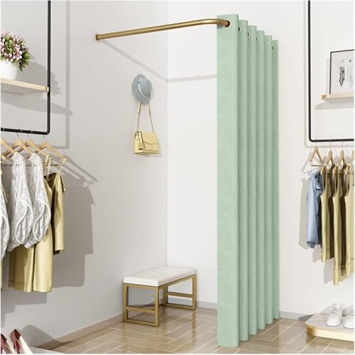 SSDDLZEQ Einfache tragbare Umkleidekabine mit beweglicher Umkleidekabine inklusive Sonnenschutz, Gardinenstange und Haken (H,80 x 80 cm) von SSDDLZEQ