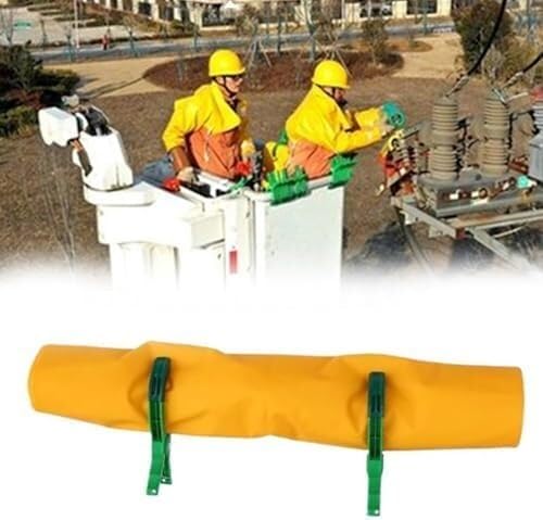 SSDDLZEQ Elektriker-Sicherheitsmatte, Spannungs-Isolierdecke aus Harz, mit Isolierklemme(10kv,400x500mm/15.7x19.7in) von SSDDLZEQ