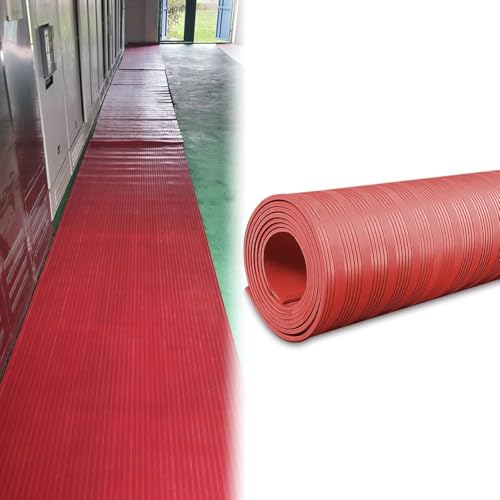 SSDDLZEQ Große isolierende Sicherheitsmatte, elektrisch isolierende Gummi-Bodenmatte, rot SSDDLZEQ Große isolierende Sicherheitsmatte, elektrisch isolierende Gummi-Bodenmatte, rot von SSDDLZEQ
