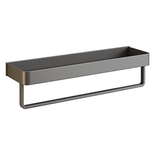 SSDDLZEQ Gunmetal Grey Badezimmerregal Badezimmerhandtuch Waschmaschine No-Punch Waschraum Toilette Wandmontiertes Aufbewahrungsregal(30cm) von SSDDLZEQ
