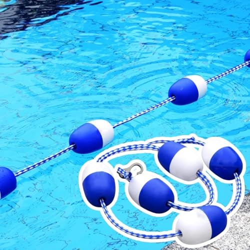 SSDDLZEQ Schwimmende Pool-Sicherheitsleinen Pool-Bahnteiler Pool-Sicherheitsleinen und Bojen von SSDDLZEQ