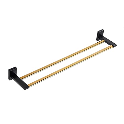Schwarzes Gold Handtuch Rack Badezimmer Handtuch Bar Badezimmer Handtuch Rack Alle Kupfer Wandbehangständer(50cm) von SSDDLZEQ
