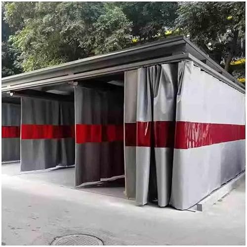 Schweißvorhänge mit Sichtfenstern, Industrieschweißvorhänge, Trennwände for Werkstätten, Industrie und Studios(2.5x3 m/8.3x9.8 ft) von SSDDLZEQ